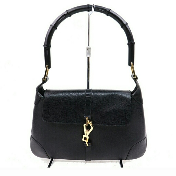 Gucci Handbags - Authentic gucci jackie o leather bag bamboo handle